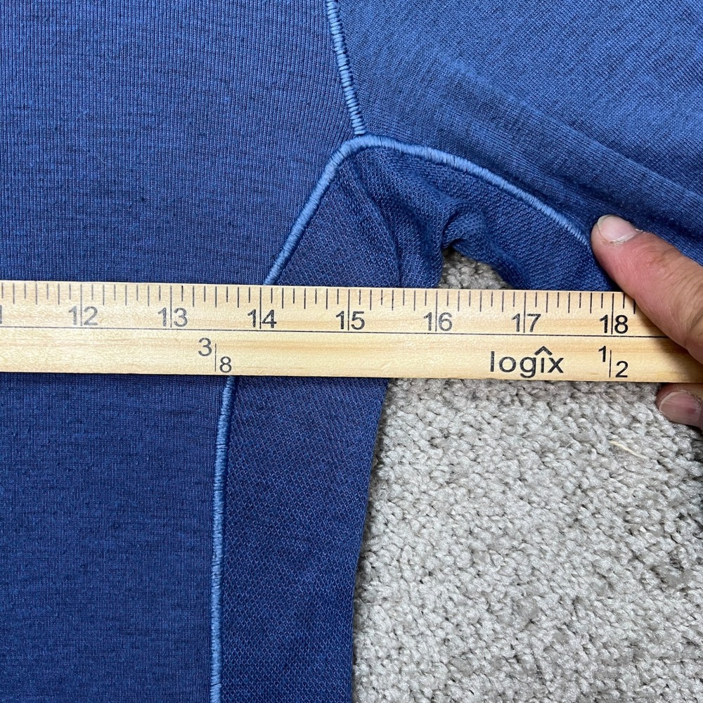 KUHL Top Womens Small Blue Heathered Long Sleeve Thumbholes Akkomplice Krew EUC - Picture 10 of 12